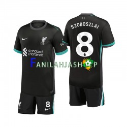 Liverpool Pelipaidat Szoboszlai 8 Vieraspelipaita 2024-2025 Lyhythihainen ,Lapset