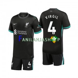 Liverpool Pelipaidat Virgil 4 Vieraspelipaita 2024-2025 Lyhythihainen ,Lapset