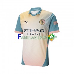 Manchester City Pelipaidat Neljäspelipaita 2024-2025 Lyhythihainen ,Miehet