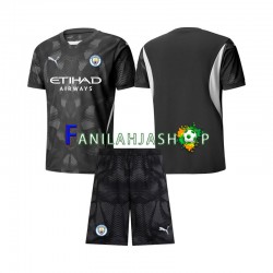 Manchester City Pelipaidat Maalivahdin Neljäspelipaita 2024-2025 Lyhythihainen ,Lapset