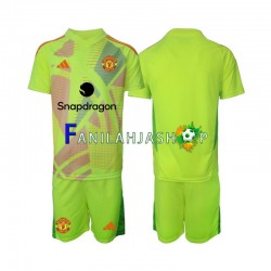 Manchester United Pelipaidat Maalivahdin Vieraspelipaita 2024-2025 Lyhythihainen ,Lapset