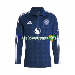 Manchester United Pelipaidat Vieraspelipaita 2024-2025 Pitkähihainen ,Miehet