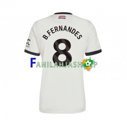 Manchester United Pelipaidat Bruno Fernandes 8 Kolmaspelipaita 2024-2025 Lyhythihainen ,Miehet