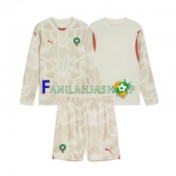 Marokko Pelipaidat Maalivahdin Vieraspelipaita 2024 Pitkähihainen ,Lapset