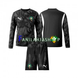 Marokko Pelipaidat Maalivahdin Kolmaspelipaita 2024 Pitkähihainen ,Lapset