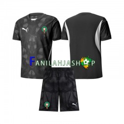 Marokko Pelipaidat Maalivahdin Kolmaspelipaita 2024 Lyhythihainen ,Lapset