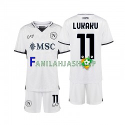 Napoli Pelipaidat Lukaku 11 Vieraspelipaita 2024-2025 Lyhythihainen ,Lapset