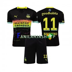 PSV Eindhoven Pelipaidat Johan Bakayoko 11 Vieraspelipaita 2024-2025 Lyhythihainen ,Lapset