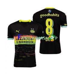 PSV Eindhoven Pelipaidat Sergino Dest 8 Vieraspelipaita 2024-2025 Lyhythihainen ,Miehet