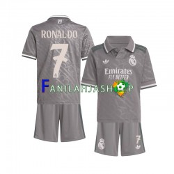 Real Madrid Pelipaidat Cristiano Ronaldo 7 Kolmaspelipaita 2024-2025 Lyhythihainen ,Lapset
