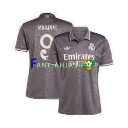 Real Madrid Pelipaidat Mbappé Kylian 9 Kolmaspelipaita 2024-2025 Lyhythihainen ,Miehet