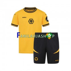 Wolverhampton Wanderers Pelipaidat Kotipelipaita 2024-2025 Lyhythihainen ,Lapset