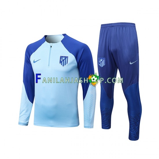 Atlético Madrid Sininen Harjoituspaita + Treenihousut 2022-2023 SKU002