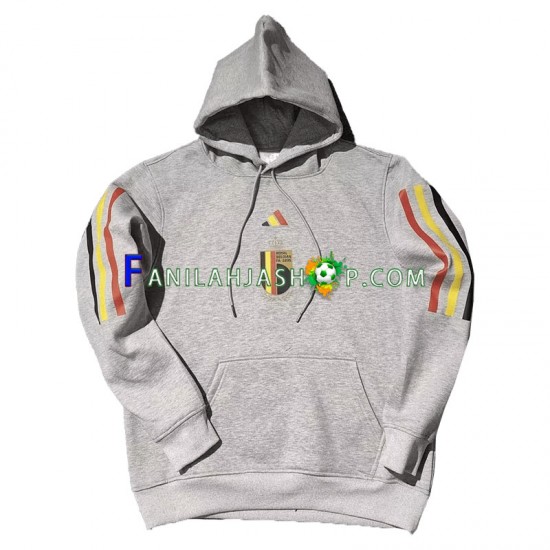 Belgia Harmaa Pusero huppari 2022-2023 ,Miehet