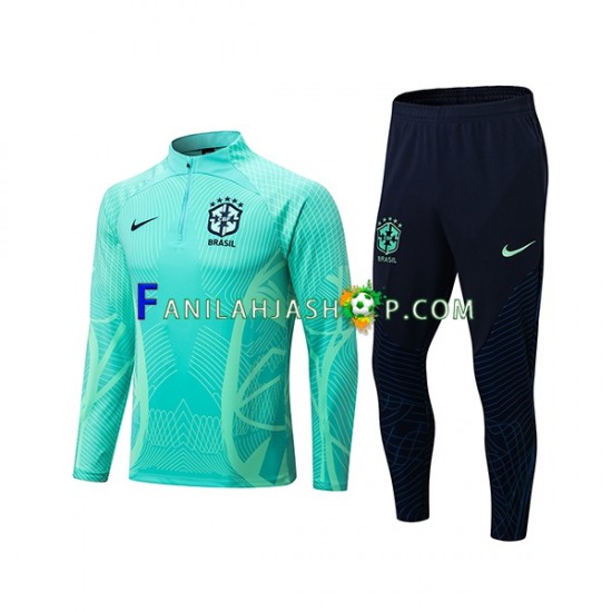 Brasilia Vihreä Harjoituspaita + Treenihousut 2022-2023