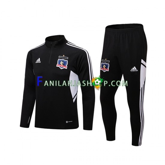 Musta Harjoituspaita + Treenihousut Colo Colo 2022-2023