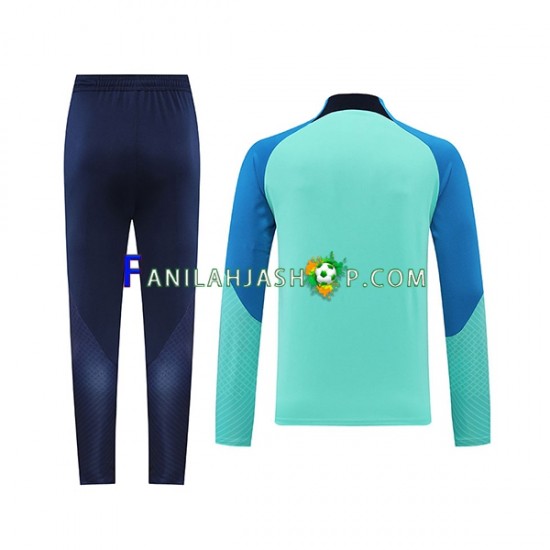 FC Barcelona Vihreä Harjoituspaita + Treenihousut 2022-2023