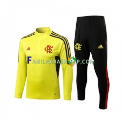 Keltainen Harjoituspaita + Treenihousut Flamengo 2022-2023