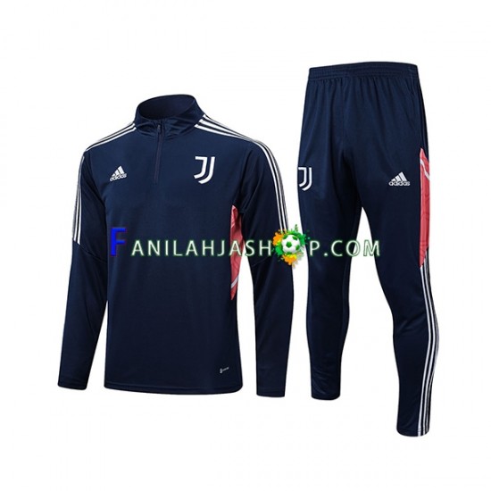 Juventus Sininen Harjoituspaita + Treenihousut 2022-2023 SKU001
