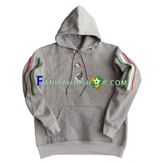 Meksiko Harmaa Pusero huppari 2022-2023 ,Miehet