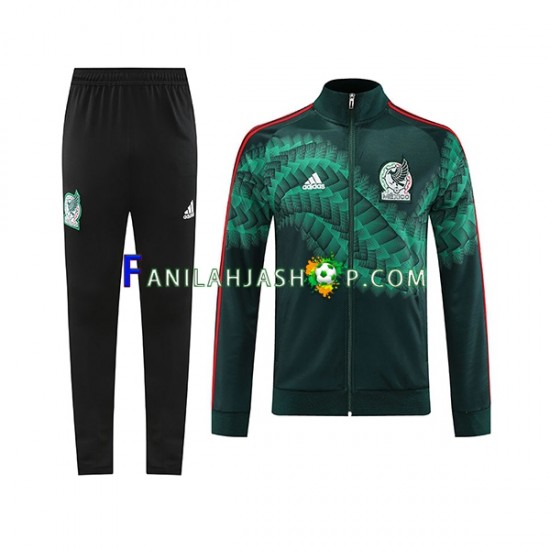 Meksiko Vihreä Verryttelyasu 2022-2023 SKU001