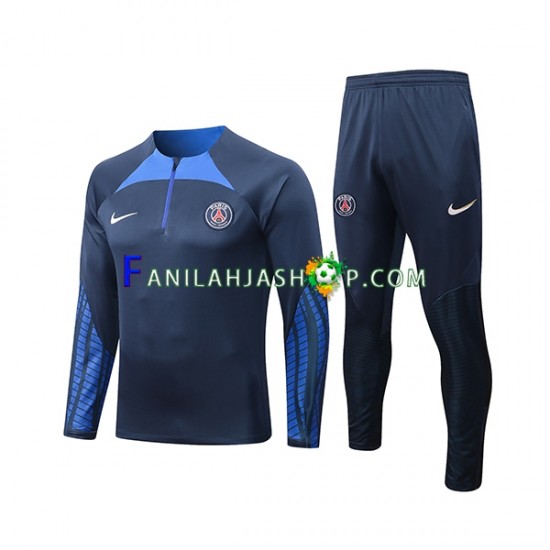 Paris Saint-Germain Sininen Harjoituspaita + Treenihousut 2022-2023 SKU001