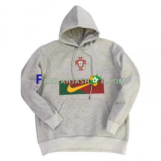 Portugali Harmaa Pusero huppari 2022-2023 ,Miehet