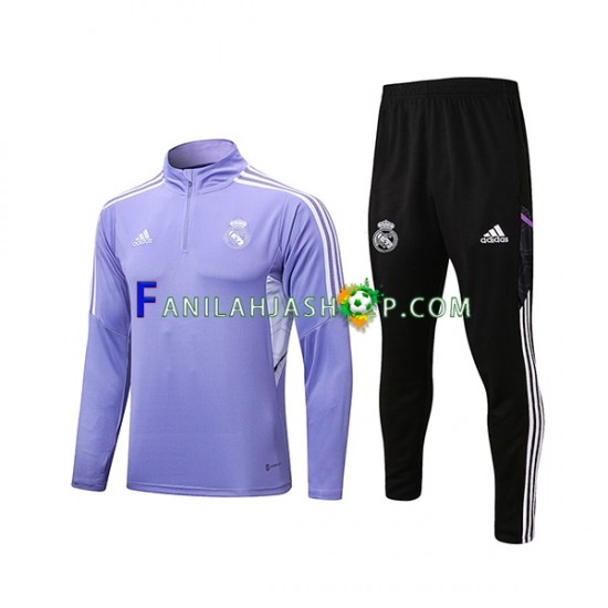 Real Madrid Violetti Harjoituspaita + Treenihousut 2022-2023 SKU001