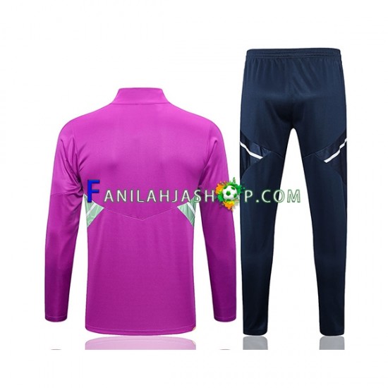 Real Madrid Violetti Harjoituspaita + Treenihousut 2022-2023 SKU002