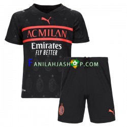 AC Milan Pelipaidat Kolmaspelipaita 2021-2022 Lyhythihainen ,Lapset