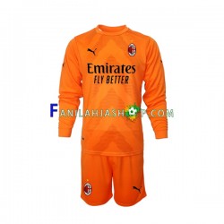 AC Milan Pelipaidat Maalivahdin Kolmaspelipaita 2022-2023 Pitkähihainen ,Lapset