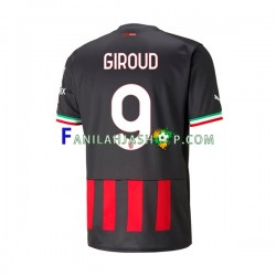 AC Milan Pelipaidat Olivier Giroud 9 Kotipelipaita 2022-2023 Lyhythihainen ,Miehet