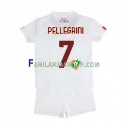 AS Roma Pelipaidat Lorenzo Pellegrini 7 Vieraspelipaita 2022-2023 Lyhythihainen ,Lapset
