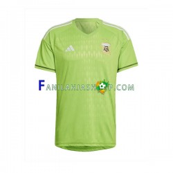 Argentiina Pelipaidat Maalivahdin Vieraspelipaita World Cup 2022 Lyhythihainen ,Miehet