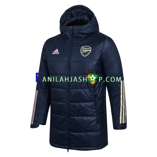 Arsenal Sininen Puuvillaneuletakki ,Miehet