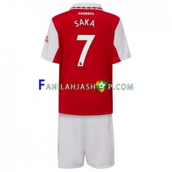Arsenal Pelipaidat Saka 7 Kotipelipaita 2022-2023 Lyhythihainen ,Lapset