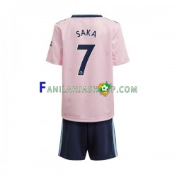 Arsenal Pelipaidat Saka 7 Kolmaspelipaita 2022-2023 Lyhythihainen ,Lapset