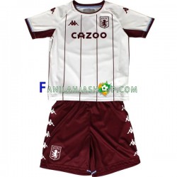 Aston Villa Pelipaidat Vieraspelipaita 2021-2022 Lyhythihainen ,Lapset