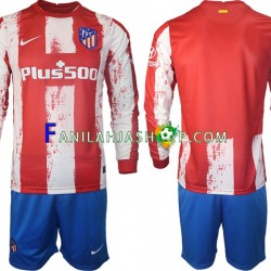 Atlético Madrid Pelipaidat Kotipelipaita 2021-2022 Pitkähihainen ,Lapset