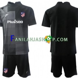 Atlético Madrid Pelipaidat Maalivahdin Vieraspelipaita 2021-2022 Lyhythihainen ,Lapset