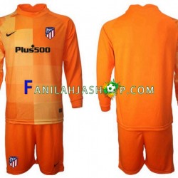 Atlético Madrid Pelipaidat Maalivahdin Kotipelipaita 2021-2022 Pitkähihainen ,Lapset