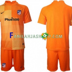 Atlético Madrid Pelipaidat Maalivahdin Kotipelipaita 2021-2022 Lyhythihainen ,Lapset