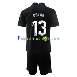 Atlético Madrid Pelipaidat Jan Oblak 13 Maalivahdin Vieraspelipaita 2021-2022 Lyhythihainen ,Lapset