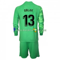 Atlético Madrid Pelipaidat Jan Oblak 13 Maalivahdin Kolmaspelipaita 2021-2022 Pitkähihainen ,Lapset