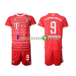 FC Bayern München Pelipaidat Lewandowski 9 Kotipelipaita 2022-2023 Lyhythihainen ,Lapset