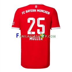 FC Bayern München Pelipaidat Muller 25 Kotipelipaita 2022-2023 Lyhythihainen ,Miehet