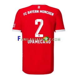 FC Bayern München Pelipaidat Upamecano 2 Kotipelipaita 2022-2023 Lyhythihainen ,Miehet