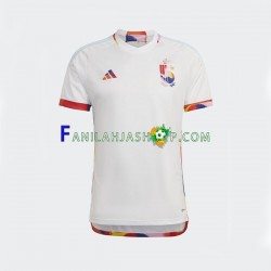 Belgia Pelipaidat Vieraspelipaita World Cup 2022 Lyhythihainen ,Miehet