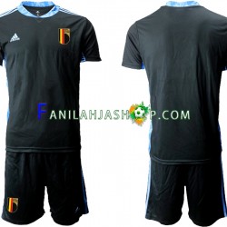 Belgia Pelipaidat Euro 2020 Maalivahdin Kotipelipaita Lyhythihainen ,Lapset