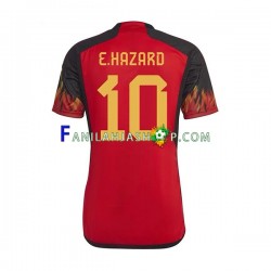Belgia Pelipaidat Hazard 10 Kotipelipaita World Cup 2022 Lyhythihainen ,Miehet